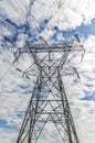 High Voltage Power Lines and Tower Royalty Free Stock Photo