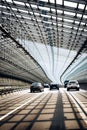 Vertical shot of the Highway and cars in Yongsan, South Korea