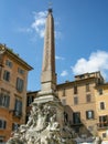 Vertical shot of a historic Roman Obelisk statue in Rome, Italy