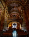 Vertical shot of the inside of Basilica of Our Lady of Guadalupe, Mexico City, Mexico Royalty Free Stock Photo