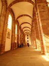 Vertical shot of the inside of the Speyer Cathedral in Germany Royalty Free Stock Photo