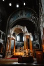 Vertical shot of an interior of the Westminster Cathedral in London, England