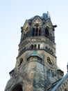 Vertical shot of the Kaiser Wilhelm Memorial Church located in Berlin, Germany during daylight Royalty Free Stock Photo