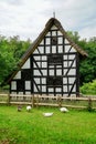 Vertical shot of the Kommern Open Air Museum in Mechernich, Germany Royalty Free Stock Photo