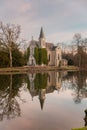 Vertical shot of the La Ferte-Saint-Aubin. Centre-Val de Loire, France Royalty Free Stock Photo