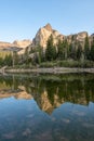 Vertical shot of the Lake Blanche surrounded by rocks in Utah, the US Royalty Free Stock Photo