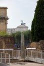 Vertical shot of landmarks of Rome, Italy