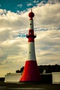 Vertical shot of a marine lighthouse