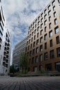 Vertical shot of modern buildings in Bjorvika, Oslo, Norway Royalty Free Stock Photo