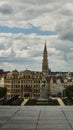 Vertical shot of the Monts des Arts in Brussels, Belgium Royalty Free Stock Photo