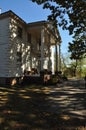 Vertical shot of Morris-Jumel Mansion historic house in New York