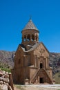 Vertical shot of Noravank Monastery in Areni, Armenia