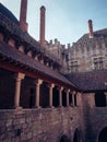 Vertical shot of the Palace of the Dukes of Braganza