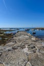 Vertical shot of the Point Penmarch, Brittany, France Royalty Free Stock Photo