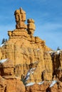 Vertical shot of the Red Canyon Hoodoos in Dixie National Forest, Utah, the United States