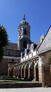 Vertical shot of the Saint Melaine Church, Rennes city with clear sky the background at daytime