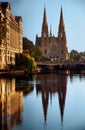 Vertical shot of Saint Paul Church in Strasbourg, France Royalty Free Stock Photo