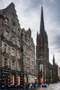 Vertical shot of a Scenic view of Edinburgh Royal Mile, Scotland