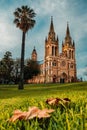 Vertical shot of the St Xaviers Cathedral in Adelaide, Australia Royalty Free Stock Photo