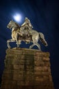 Vertical shot of the statue of Kaiser Wilhelm in Cologne, Germany