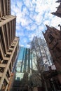 Vertical shot of tall modern buildings in Sydney, Australia