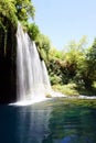 Vertical shot of Upper Duden Falls in Antalya, Turkey Royalty Free Stock Photo