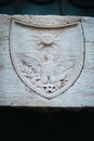 Vertical shot of the Venice architecture in the street of Italy