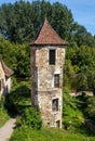 Vertical shot of the view of Carennac, one of the most beautiful villages of France