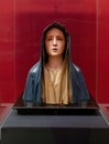 Vertical shot of Virgin of Sorrows (Mater Dolorosa) by Pedro de Mena in The Fitzwilliam Museum