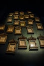 Vertical shot of the Wall of Educational Decrees in Harry Potter Studio Tour, London Royalty Free Stock Photo