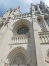 Vertical shot of the Washington National Cathedral, Washington, D.C., United States Royalty Free Stock Photo