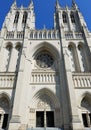 Vertical shot of the Washington National Cathedral, Washington, D.C., United States Royalty Free Stock Photo