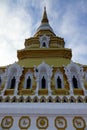 Vertical shot of Wat Phrathat Mon Phrachao Lai temple in Mae Chedi, Thailand