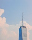 Vertical shot of the World Trade Center building in Manhattan, New York City