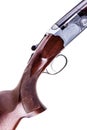 Vertical shotgun detail isolated Royalty Free Stock Photo