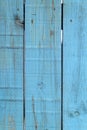 Vertical shtof a blue wooden rood during daytime Royalty Free Stock Photo