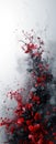 Vertical Florals Background