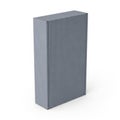 Vertical stack of uniform gray paper sheets Royalty Free Stock Photo
