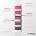 Modern Infographic Vector Template Royalty Free Stock Photo