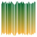 Vertical stripe pattern. Green orange blend. Abstract lines Vector. Gradient background element. Royalty Free Stock Photo
