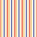 Vertical stripes pattern. Simple colorful vector lines seamless background Royalty Free Stock Photo