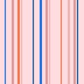 Vertical stripes seamless pattern. Simple vector texture, thin and thick lines Royalty Free Stock Photo