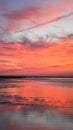 Vertical Sunset Rock Harbor Cape Cod New England Royalty Free Stock Photo