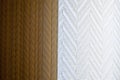 Vertical textile window blinds Royalty Free Stock Photo