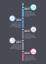 Vertical Timeline Infographics