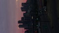 Vertical Video Downtown Denver Skyline Dawn