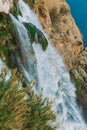 Vertical video shoot of beautiful Lower Duden waterfall