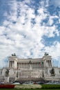 Vertical View of the Altar of the Fatherland on Blue Partially C