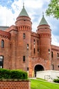 Vertical view of the Alumni Sports and Recreation Center (The Armory) is a building owned by