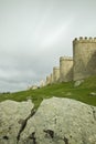 Vertical view from Avila walls. Royalty Free Stock Photo